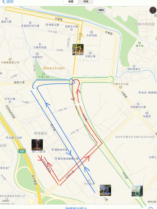 深圳光明东周科目三自动挡1267路线整理_建筑_超市_汽车_道路交通