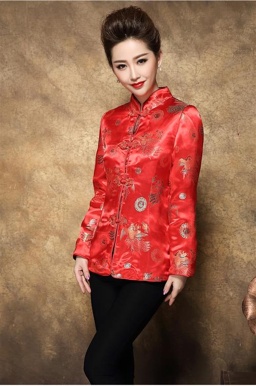 中老年女装2016年冬季潮流百搭时尚长袖
