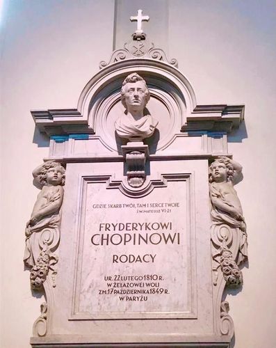 圣十字教堂,是封存肖邦心脏的地方,距今已727年|华沙