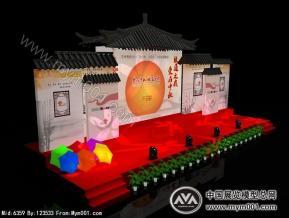 中秋舞台设计源文件带灯光[3dmax2009]