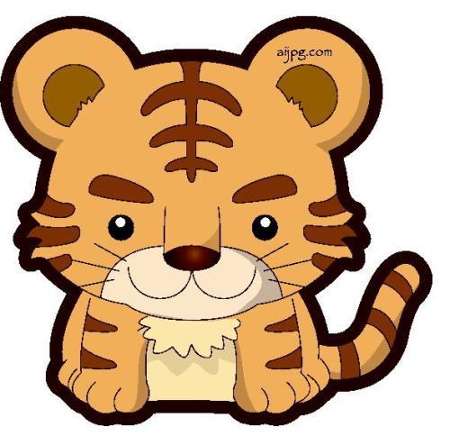 老虎头卡通图片简笔画老虎头卡通图片简笔画彩色