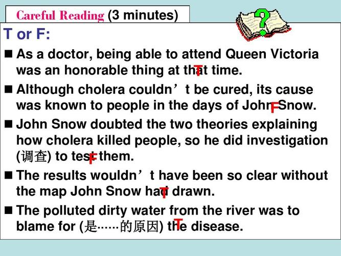 f   john snow doubted the two theories explaining how cholera