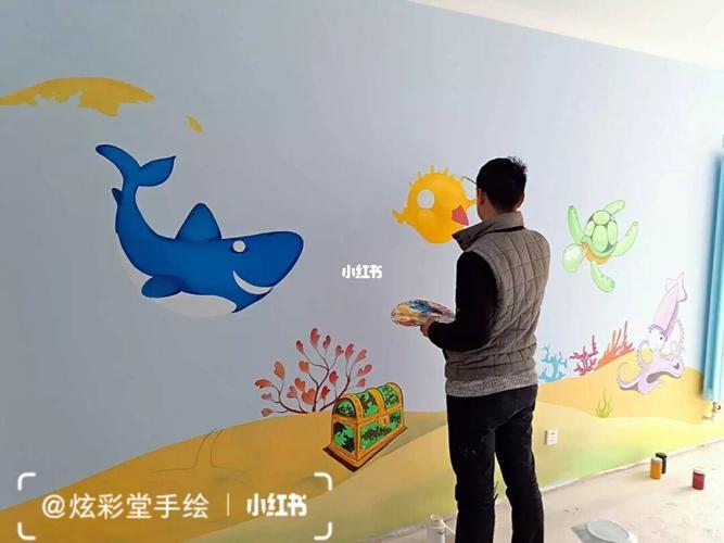 71 墙体彩绘 手绘墙 儿童房壁画_彩绘_手绘_儿童房_壁画_文化_绘画