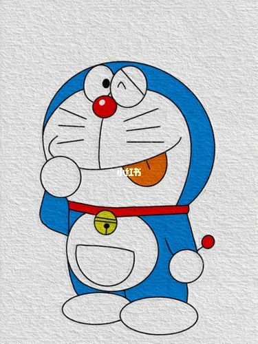 哆啦a梦简笔画教程步骤已附色(100)_简笔画_教程_哆啦