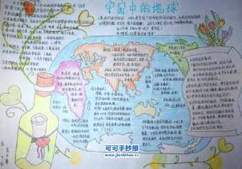 世界地理手抄报初一