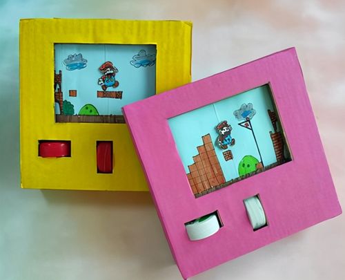 原创爸爸用废纸箱给儿子做了24个玩具,做法简单一学就会,先收藏了