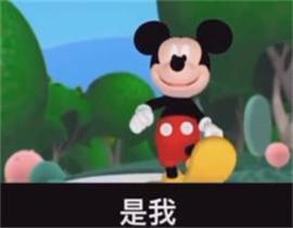 米老鼠你丫瞅什么呢是我你爹表情包无水印