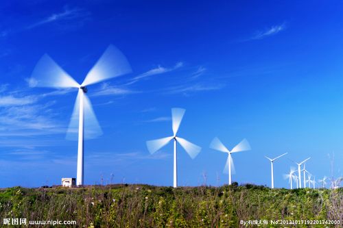 风力发电 风车图片