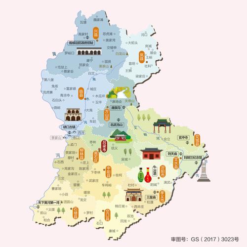山西省吕梁市人文地图