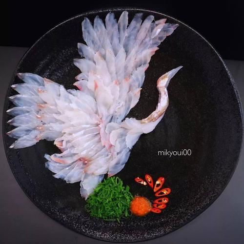 史上最销魂的刺身摆盘,开眼了!_生鱼片