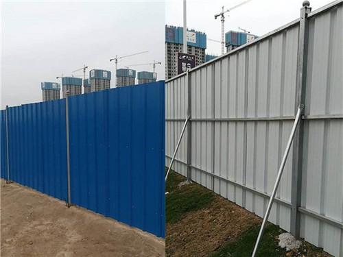 泊头道路彩钢围挡节约材料