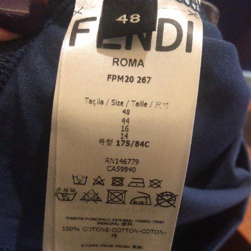 男装 t恤 fendi芬迪 新款小怪兽眼睛印花短袖t恤男faf511