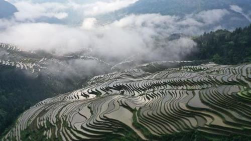 新华社发(罗京来 摄)↑4月20日在贵州省从江县翠里瑶族壮族乡拍摄的