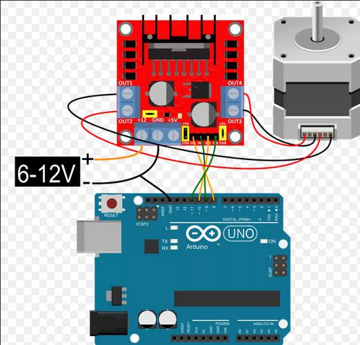 l298n电机驱动板模块步进电机智能车机器人arduino