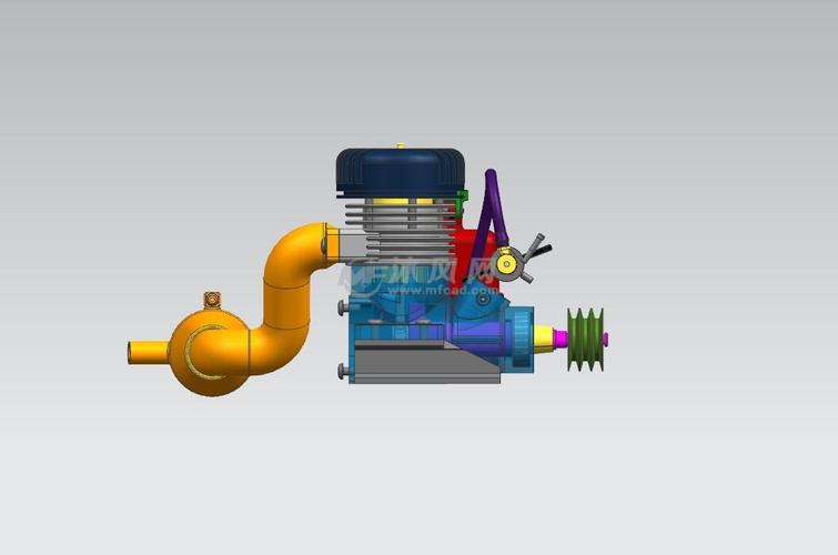 单缸汽油发动机模型设计