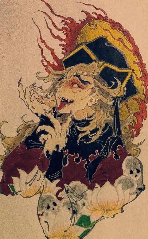 浮世绘风鬼灭之刃插画!题材契合度百分百!这个画风很棒哦!