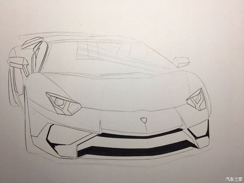 【绘车分子】手绘兰博基尼aventador lp750-4 sv