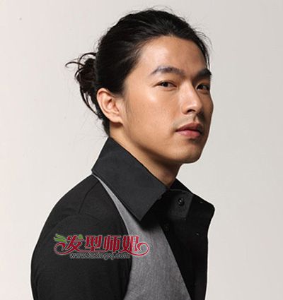 男生扎头发发型 男人喜欢怎样扎头发(4)