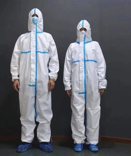 医用一次性防护服 执行标准19082-2009连体式防护服 带胶条防护服