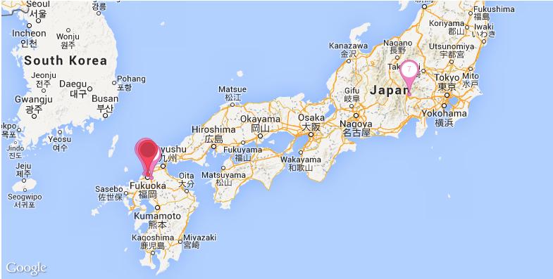 福冈在哪个具体位置