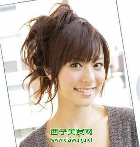 斜庞克发型图(3)
