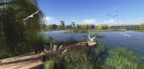 [西安]临水自然景观湿地公园规划设计方案
