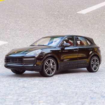 卡宴turbo s,卡宴turbogt 迷你切 1:18 保时捷卡宴turbo s 2017款 cayenne 合金汽车模型 黑色