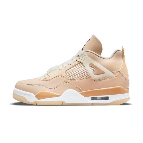 AirJordan4,Air Jordan 10 air jordan 4 aj4藕色 微光 小ow 奶茶 篮球鞋 dj0675