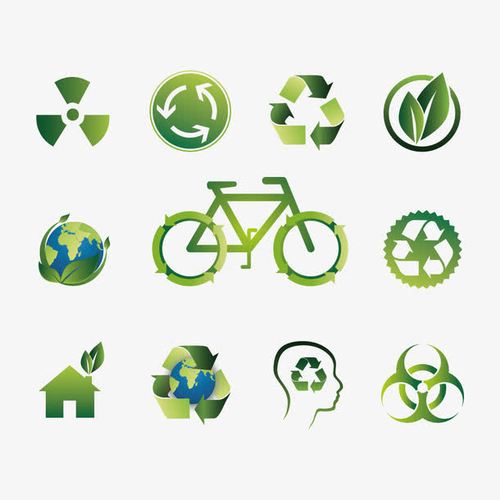 绿色环保图标