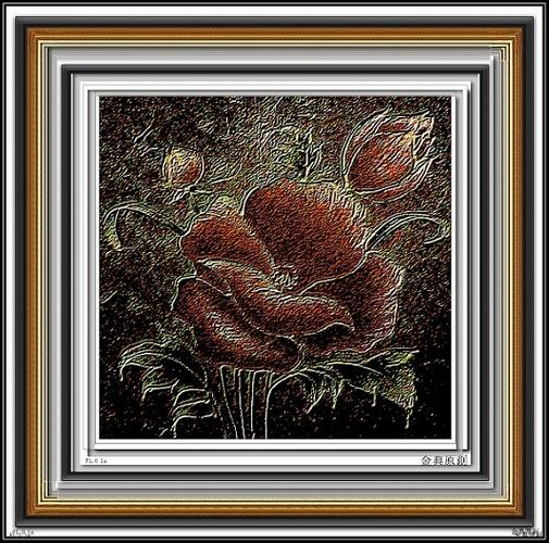 金典金边装饰画