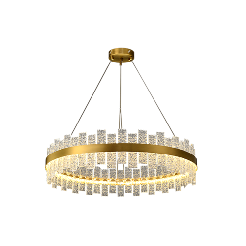 后现代客厅轻奢吊灯创意个性简约水波纹玻璃吊灯卧室餐厅灯北欧家用