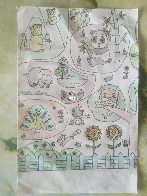 儿童简笔画:动物园(二)_简笔画_动物园_画个简笔画_母婴_早教