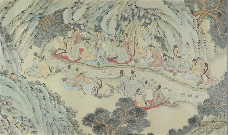 元代江苏昆山顾阿瑛的"玉山雅集",都是著名的文人集会,历史上的三大雅