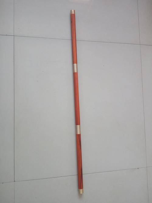 武术棍可拆卸拼接红花梨长棍子表演金属太极杖包邮武术棍子防身棍