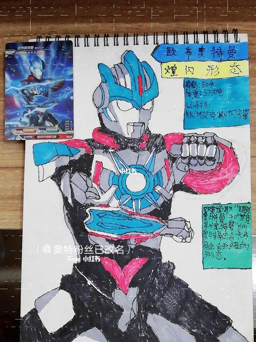 欧布奥特曼,煌闪形态_绘画_文化_绘画