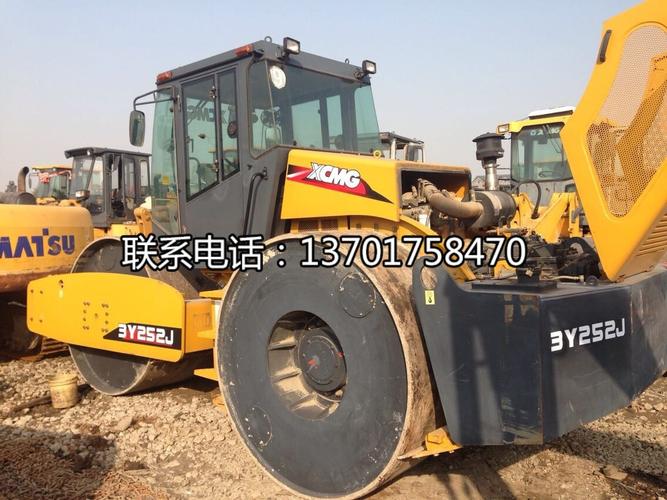 二手徐工铁三轮压路机 徐工252j静碾压路机 21/25吨三