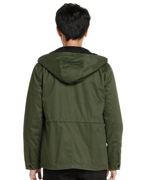 军绿男款净色便服