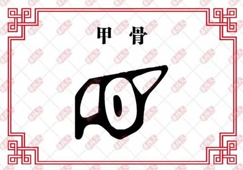 甲骨文"目"字