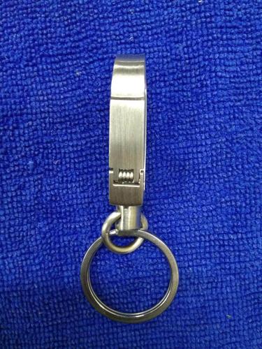 包邮纯手工新款304全不锈钢钥匙扣男女腰挂钥匙扣创意礼品 可旋转