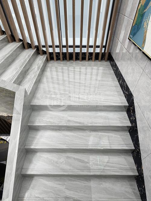 楼梯砖通体大理石瓷砖梯级砖防滑地砖别墅楼层一体式踏步台阶定已售