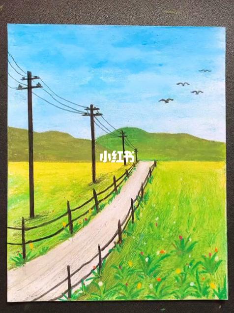 画一幅既简单有意境的风景画_简笔画_文化_绘画