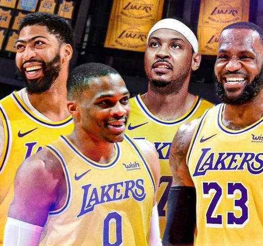 戴维斯,安东尼,威少,科比和麦卡杜,同时湖人也是现役入选最多球员的