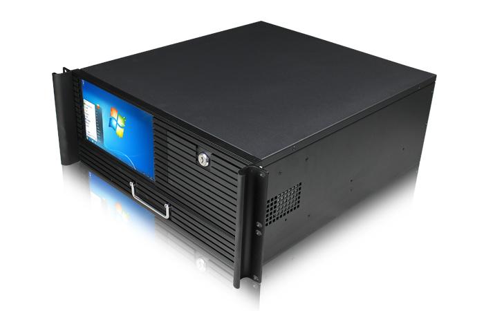 4u工控机箱 4u机箱 带9寸液晶屏 带键盘 一体机机箱 kvm