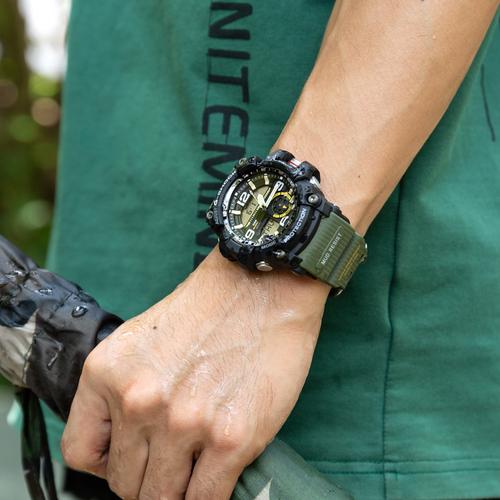 卡西欧手表男g-shock大泥王gwg-1000gb太阳能电波新小泥王gg-b100