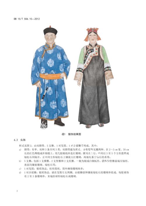 10-2012 蒙古族服饰 第10部分: 阿鲁科尔沁服饰(内蒙古自治区).