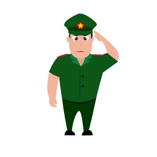 军人敬礼图片大全