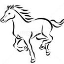 马的超简笔画 简笔画图片大全-蒲城教育文学网