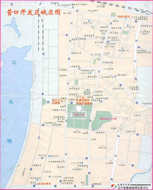 营口市鲅鱼圈区城市地图