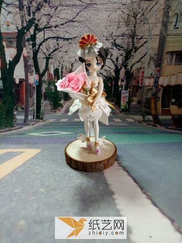 超美的超轻粘土制作王者荣耀小乔手办
