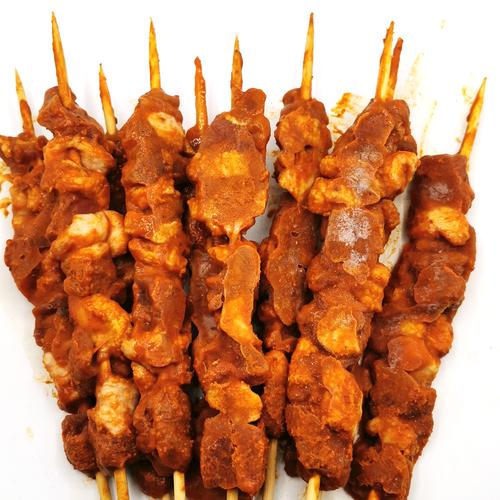 香辣60g鸭肉串阿拉伯大肉串采味集烧烤大肉串厂家冷冻